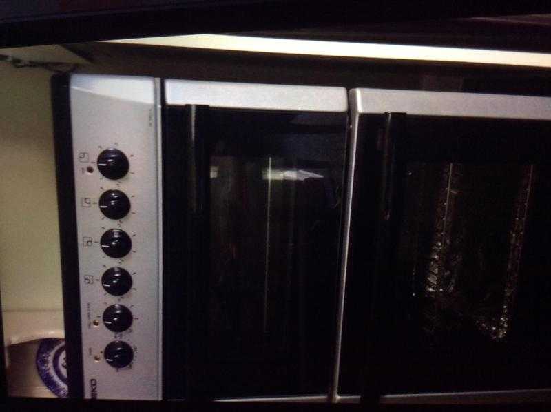 electric Beko ceramic hob, oven and grill