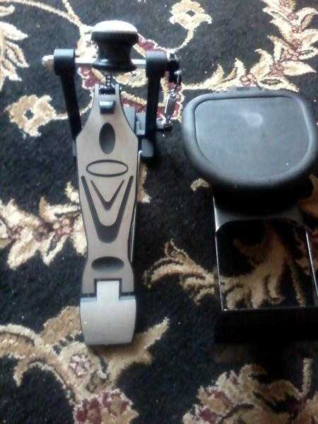 Electric drum foot pedal and drum