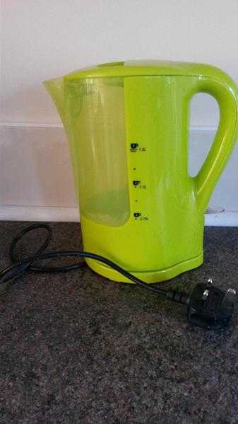 Electric Kettle 1.5litres lime green