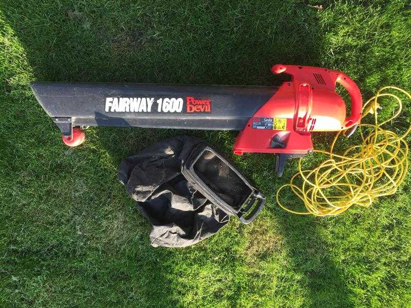 Electric leaf blower and vacuum