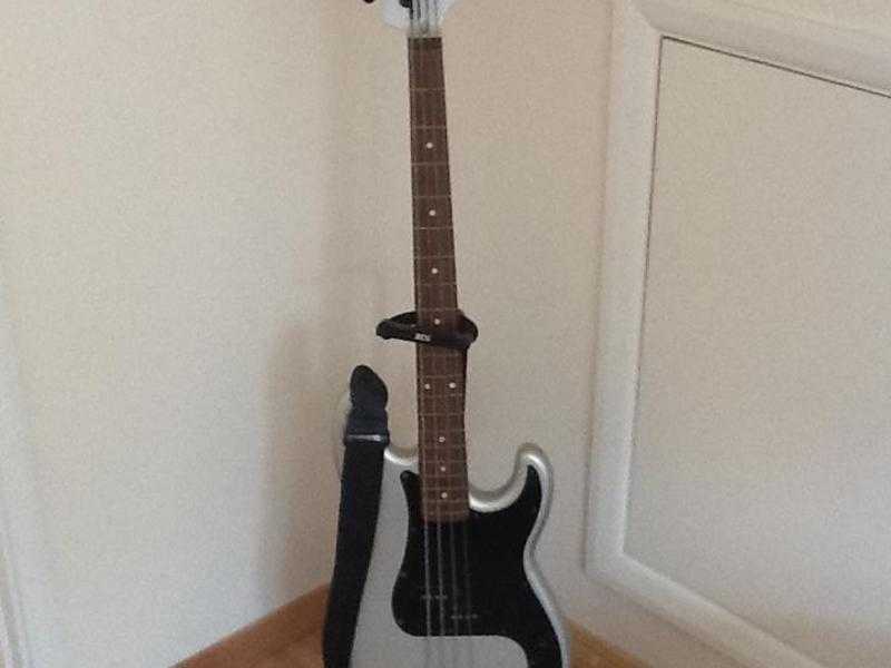 Electric Squier P-Bass by fender guitar