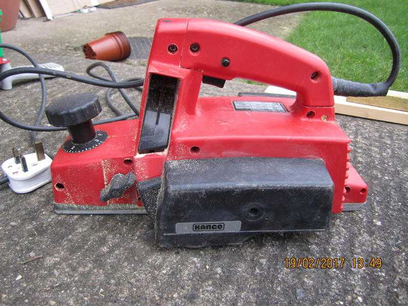 Electric Wood Planer and case