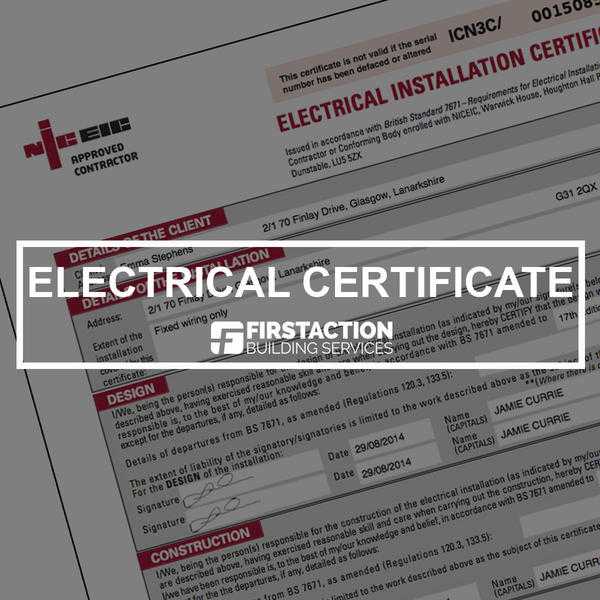 Electrical Certificate