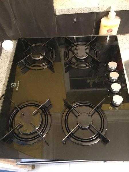 Electrolux glass gas hob