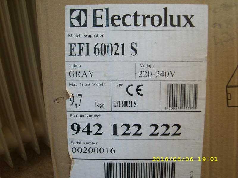 Electrolux,  Integrated cooker Hood,  Grey,  BNIB