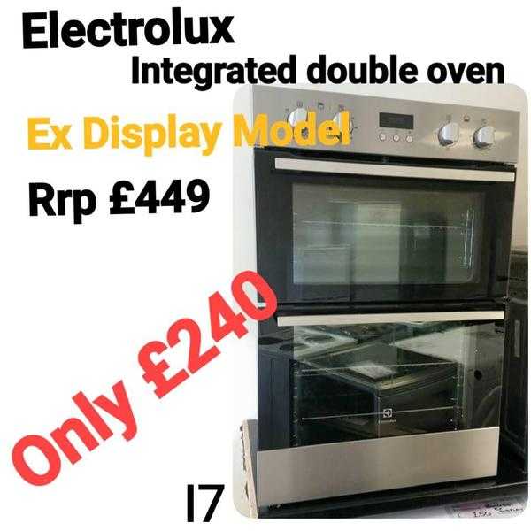 ELECTROLUX INTEGRATED DOUBLE OVEN (EX DISPLAY)