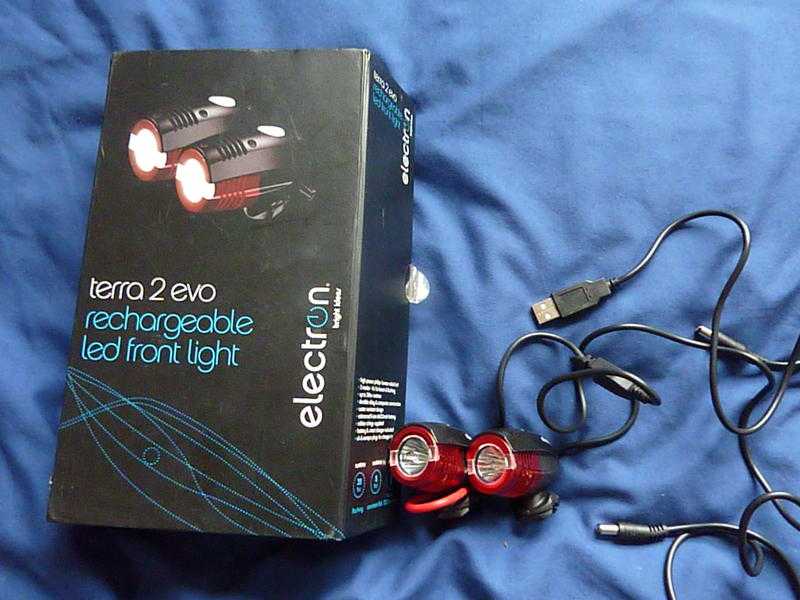 Electron Terra 2 Evo Li-Ion Front Bike Light System