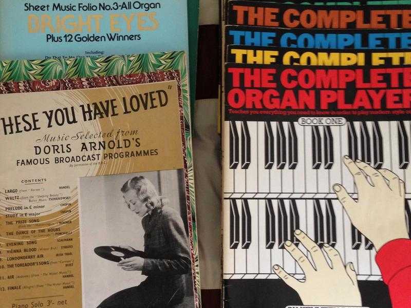 electronic organ music books