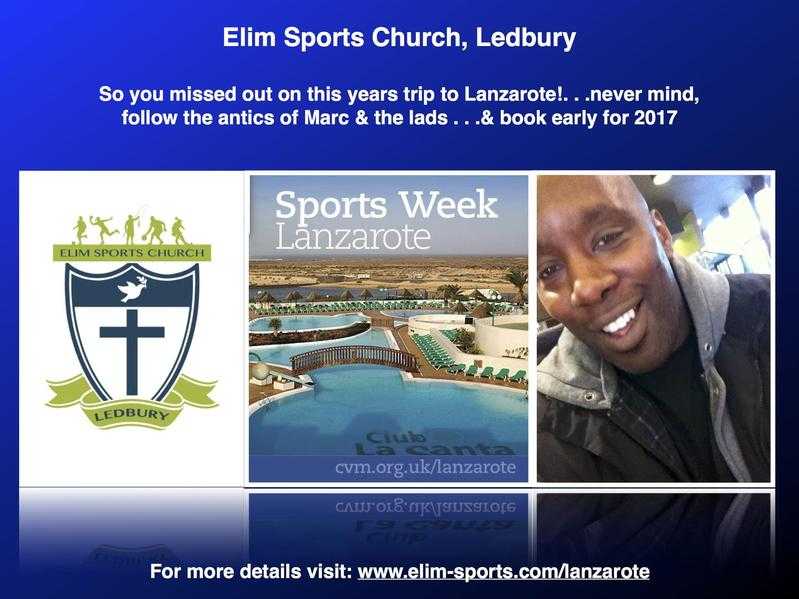 Elim Sports Church, Lebury