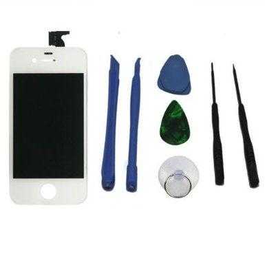 Elinker iPhone 4 Screen Glass ReplacementWhite Special Offer