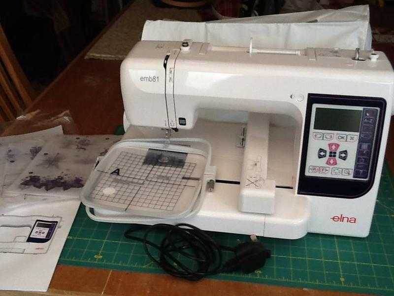 Elna emb81 embroidery machine