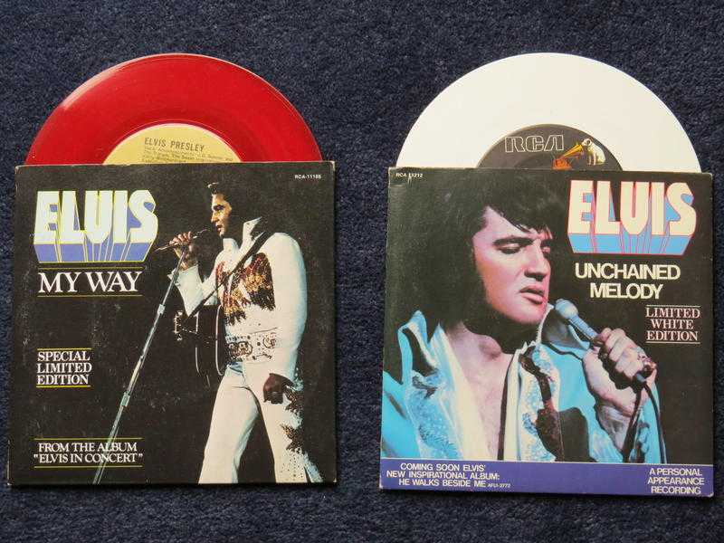 ELVIS ltd edition 7039039 singles