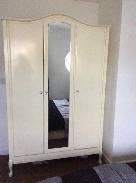 Elysee 3 Door Mirrored Wardrobe