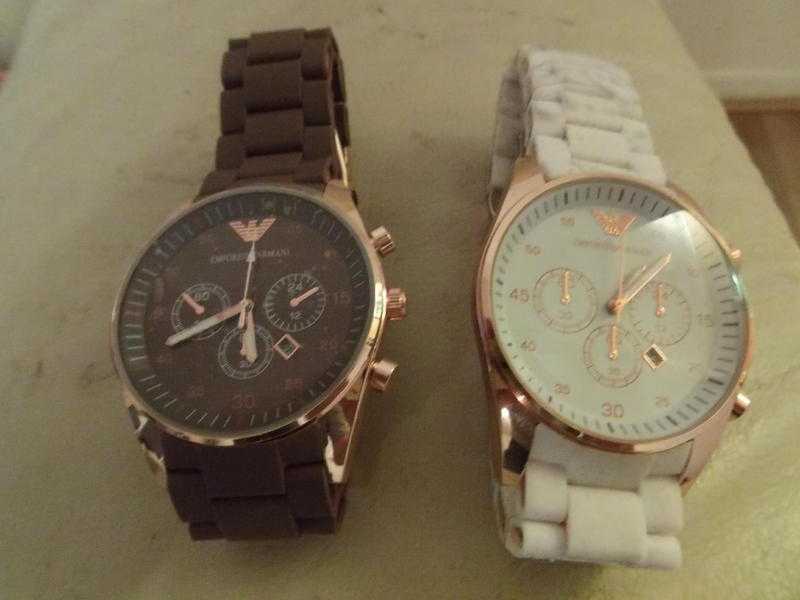 emporio armani 2 watches new unwanted gifts 40 each