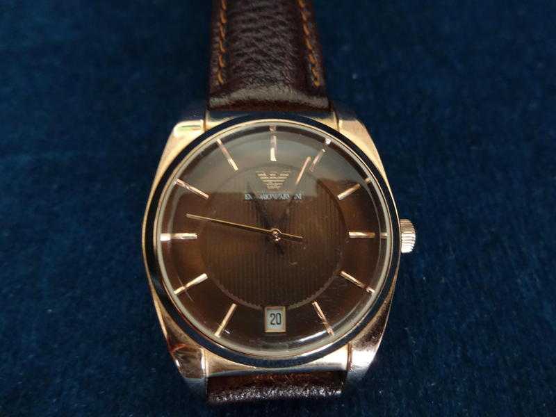 Emporio Armani Watch in Rose Gold - Mint Condition