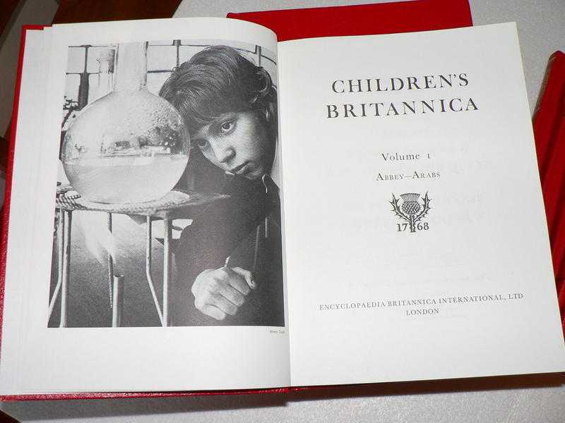 Encyclopaedia Britannica - Children039s Edition