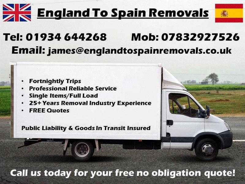 England to Spain removals