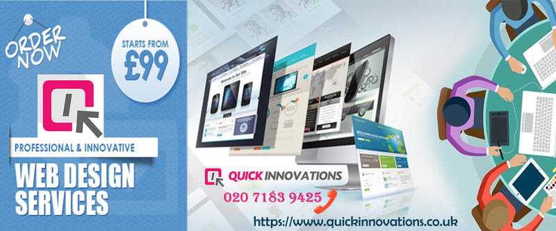 Enhance your online business with professional webdesigns at Quick Innovations