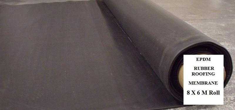 EPDM Firestone Rubber Roofing Membrane 8 mX 6 m roll RRP 400  BARGAIN 250 CALL 07401955500