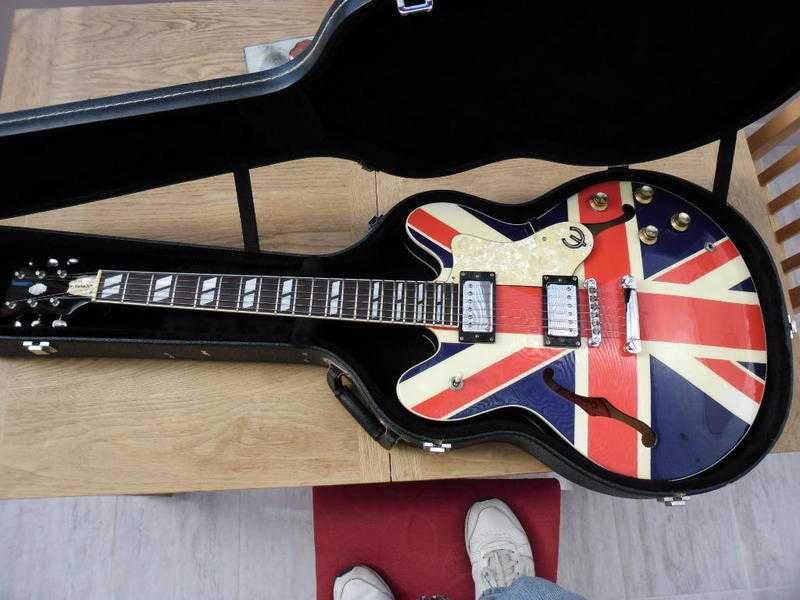 Epiphone Supernova Union Jack Guitar Noel Gallagher