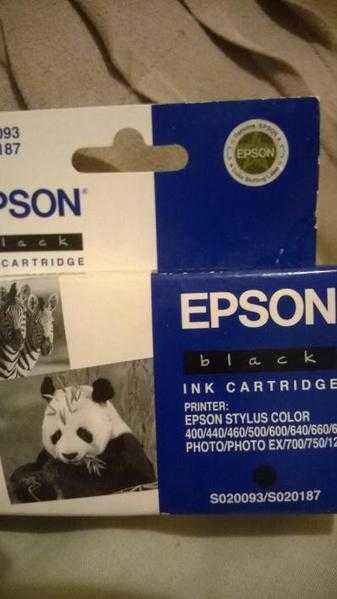 Epson black cartridge