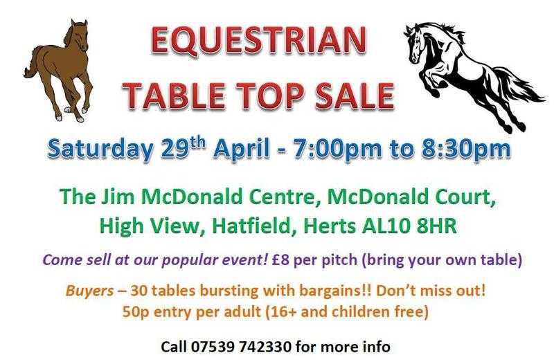 Equine Table Top Sale