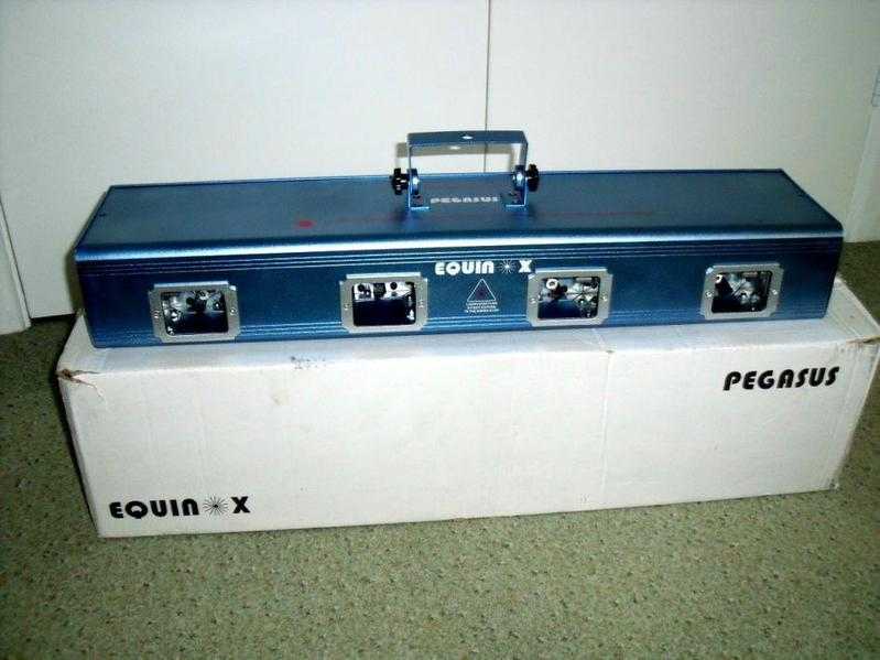 Equinox Pegasus Quad Laser Light Show Unit