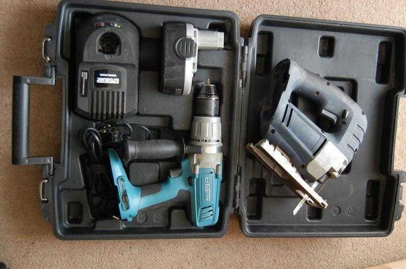 ERBAUER CORDLESS DRILL amp JIG SAW