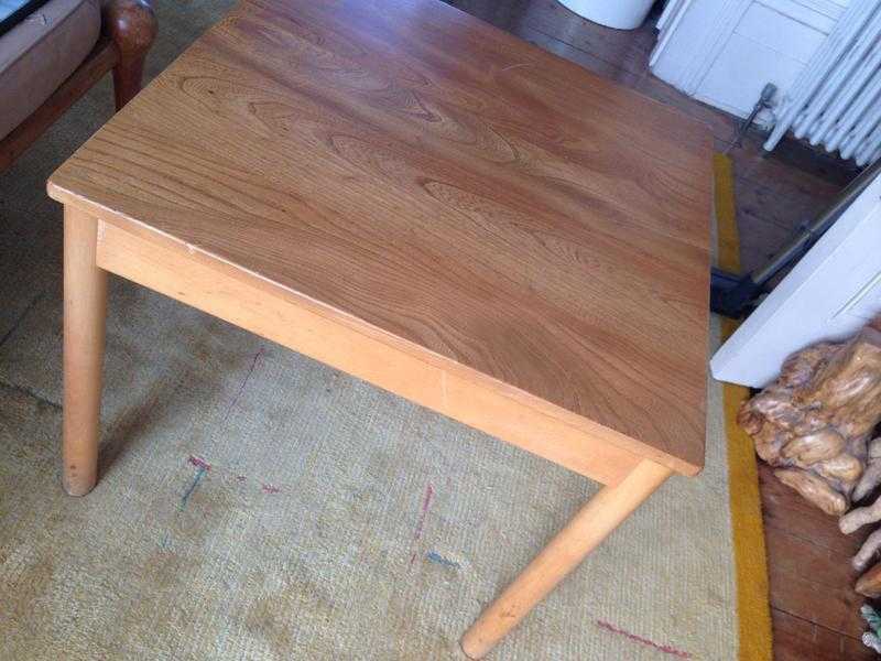 Ercol original blonde square coffee table, excellent condition.