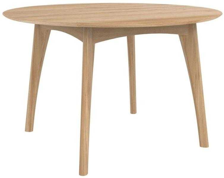 Ethnicraft Osso Oak Round Dining Table