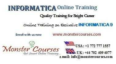 ETL Informatica 9 Online Training,Informatica Online Training.