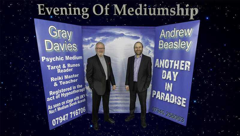 Evening of Mediumship - Castle Park Rugby Club - ArmsPark Suite - Friday April 7th