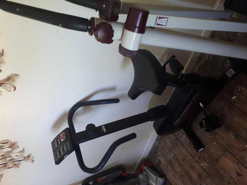 Exercise bike and walker