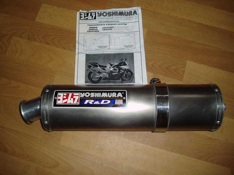 exhuast can for 929cc fireblade rr yoshimura can