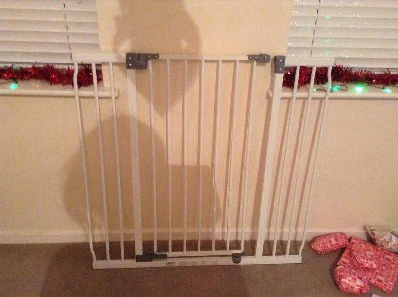 Extended baby stair gate