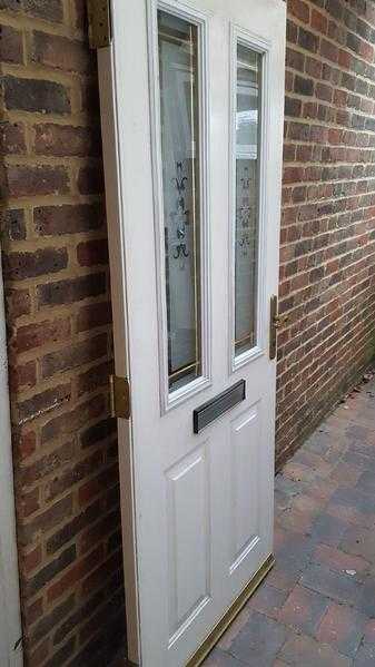 External White Wood Door