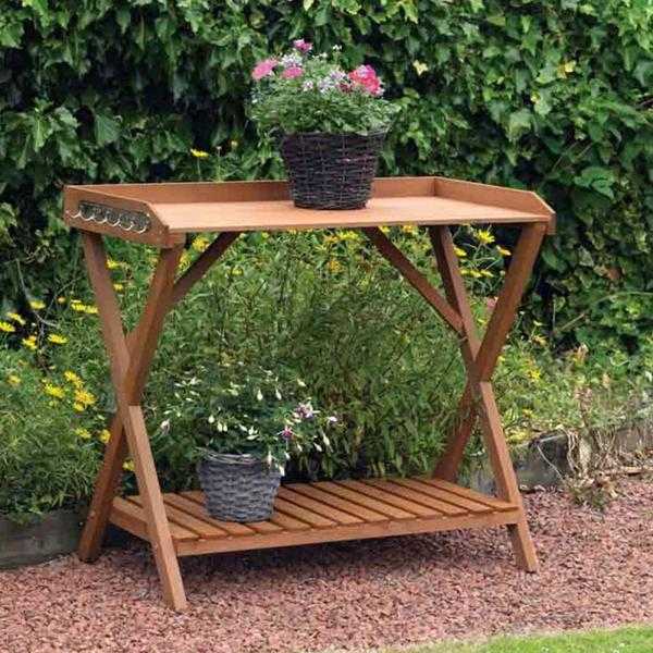 Extra Large Hardwearing Wooden Potting Table (NEW  FREE Local Delivery)