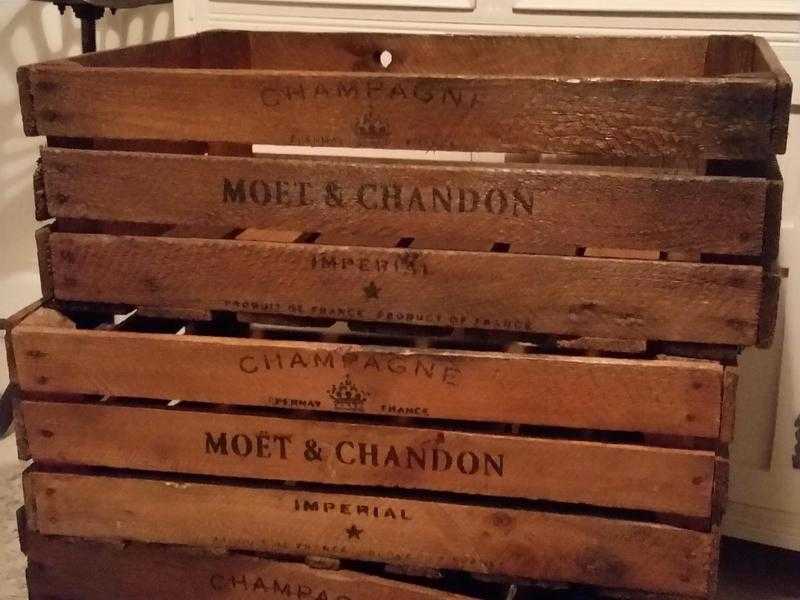 Extra Large Vintage Style Wooden Crate Box