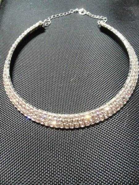 Extremely Sparkly Diamante Necklace Brand New Extremely Sparkly Necklace with adjustable fastener