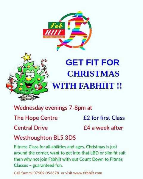 FabHiit Fitness Class 039Countdown to Fitmas039