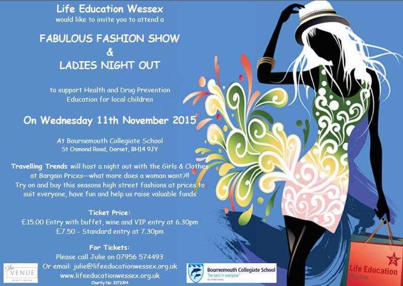 Fabulous Fashion Show and Ladies Night Out - Wednesday 11th November 2015
