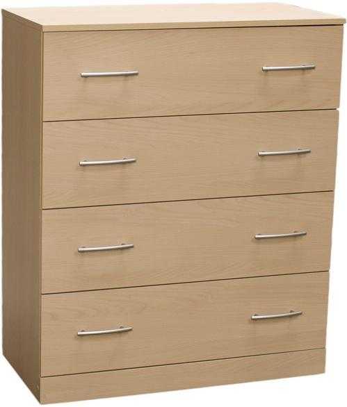 FACTORY ASSEMBLED BUDGET CHEST DRAWERS (NON-FLAT PACK with COLOUR OPTIONS)