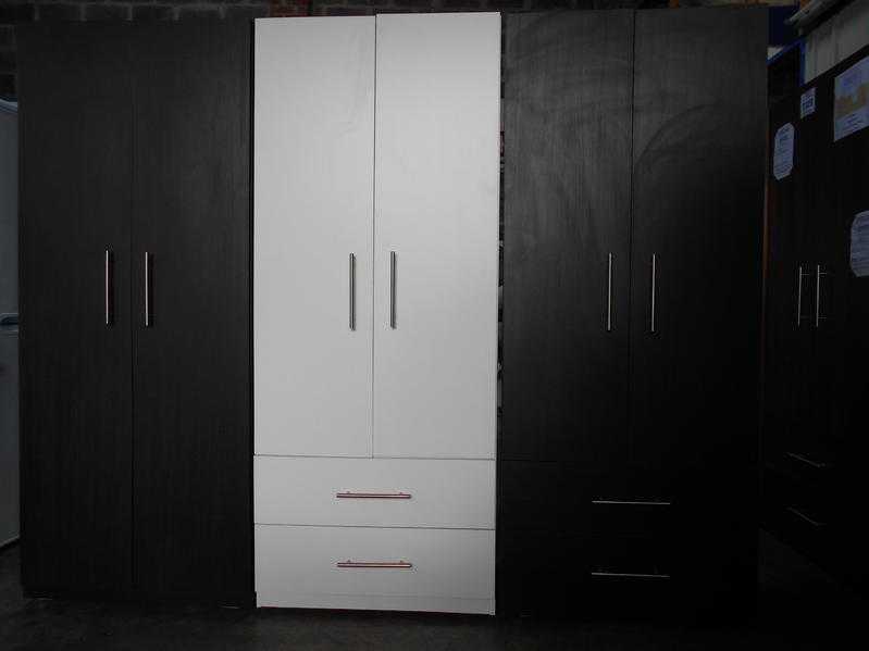 FACTORY ASSEMBLED WARDROBE amp 2 x TALLBOYS EXTRA DISCOUNT (NON-FLAT PACK with COLOUR OPTIONS)