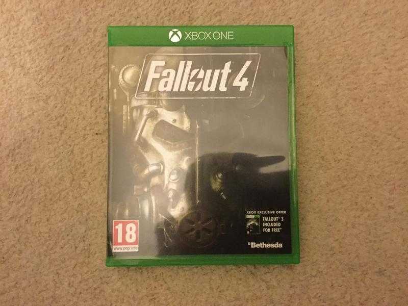 Fallout 4 Xbox One Edition and Fallout 3