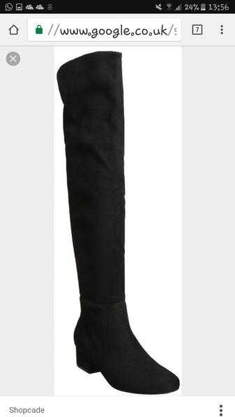 fampf over the knee boots