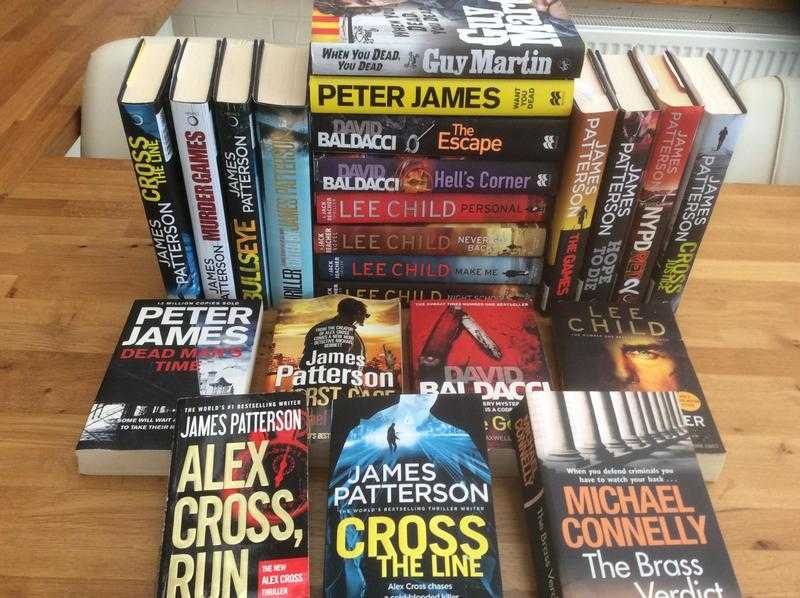 Fantastic collection of crime and thriller novels
