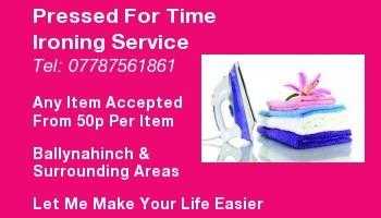 Fast amp Reliable Ironing Service, Ballynahinch amp Surrounding Areas