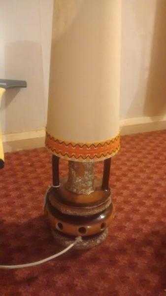 Fat Lava West German Table Lamp.