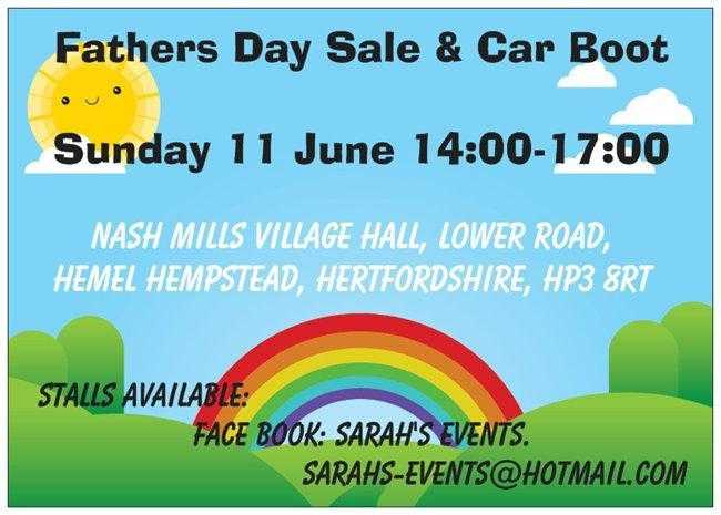 FATHERS DAY SALE amp CAR BOOT