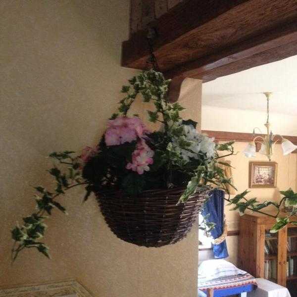 Faux Hanging Basket.